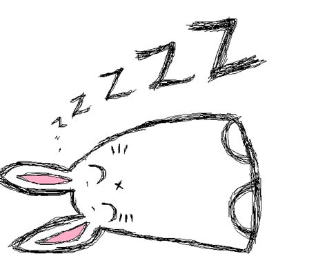 Sleeping bunny by ScarlettTara on DeviantArt