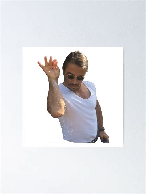 "Salt Bae Funny MEME" Poster for Sale by KiyomiShop | Redbubble