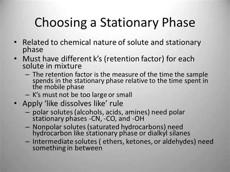 Gc Column Stationary Phase Polarity at edwardsboland blog