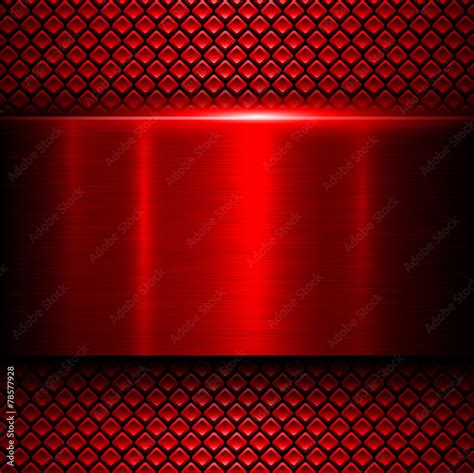 Background red metal texture Stock Vector | Adobe Stock