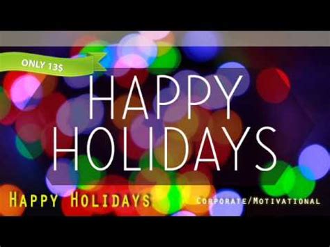 Happy Holidays - Royalty Free Song Music Background - YouTube