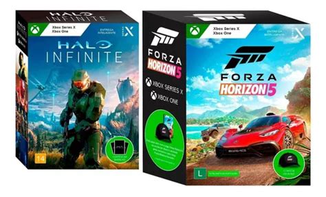 Kit Jogo De Xbox Forza Horizon 5 Halo Infinite Original