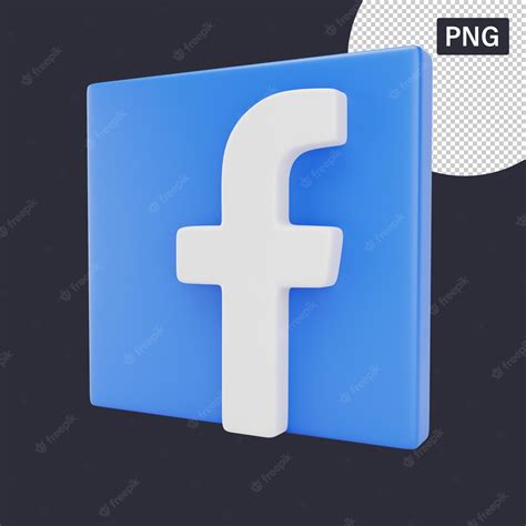 Premium PSD | Facebook Logo Design