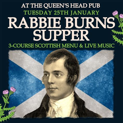 Rabbie Burns Night Bar Anzeigenvorlagenbroschüre-Vorlage | PosterMyWall