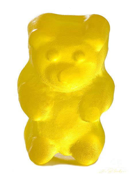 Yellow Gummy Bear Photograph by Iris Richardson