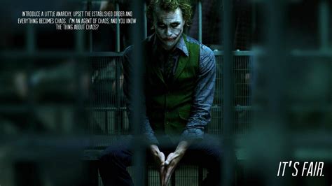 Download Heath Ledger As Joker Quote Wallpaper | Wallpapers.com