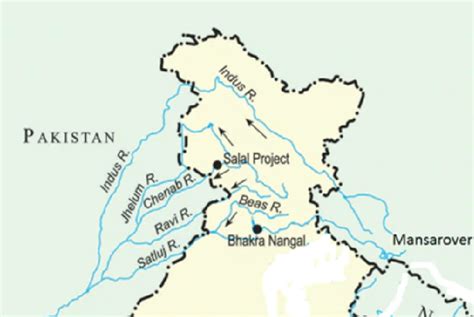 Chenab River Map