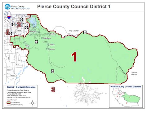 Council District Maps | Pierce County, WA - Official Website