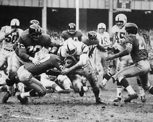 1958 Baltimore Colts ALAN AMECHE vs Giants Glossy 8x10 Photo NFL ...