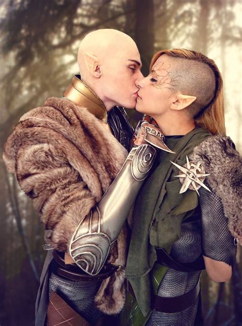 Amazing cosplay of Solas and Inquisitor Lavellan (Dragon Age)