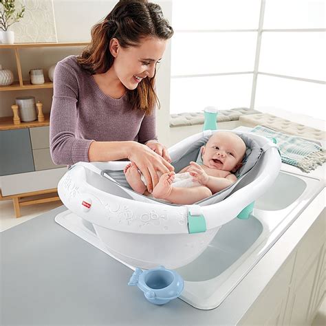 Fisher-Price 4-In-1 Sling 'n Seat Bath Tub In Grey in 2021 | Baby bath ...