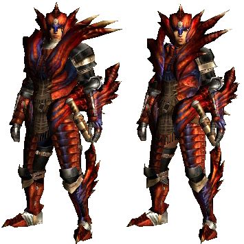 EX Tigrex Armor (Blademaster) (MHGU) | Monster Hunter Wiki | Fandom