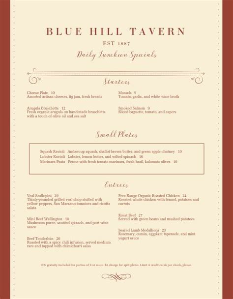 Expensive Fine Dining Menu Design Template by MustHaveMenus