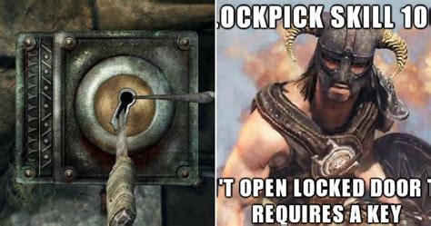 Skyrim: 10 Lockpicking Memes Only True Fans Will Understand