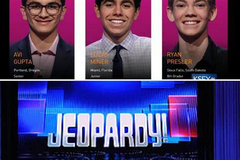 Brandon Teen Takes Second Place on Jeopardy Teen Tournament