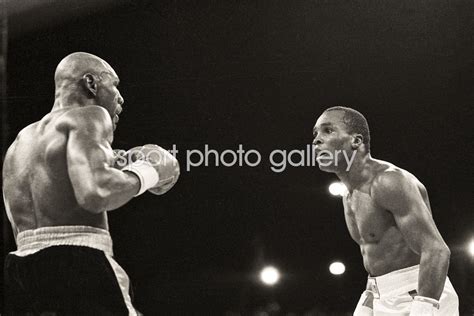 Marvin Hagler v Sugar Ray Leonard Las Vegas 1987 Photo | Boxing Posters | Marvin Hagler