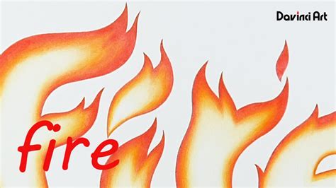 How to draw fire easy|Turn word into picture|Creative drawing ideas|Word art|Typography|그림문자|불 ...