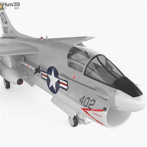 LTV A-7 Corsair II 3D model - Aircraft on Hum3D