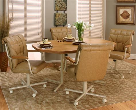 Cramco, Inc Cramco Motion - Marlin Tilt-Swivel Dining Chair with Casters | Value City Furniture ...