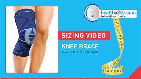 How to measure for Knee Brace - YouTube