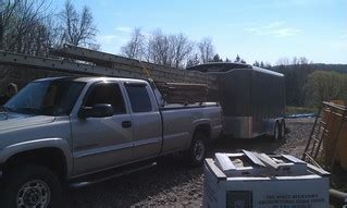 GMC Sierra with Heavy-Duty Truck Bed Cover & Enclosed Trai… | Flickr