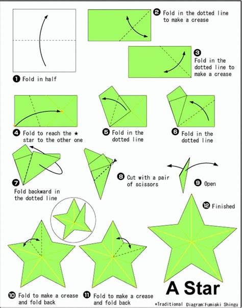 Fold And Fun To Make A Paper Star Step By Step - MAKE AN ORIGAMI