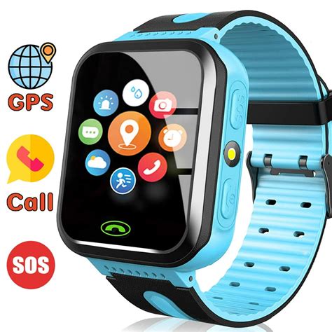 FAGINEY Kids Smartwatch Waterproof GPS/LBS Tracker Watch Phone ...