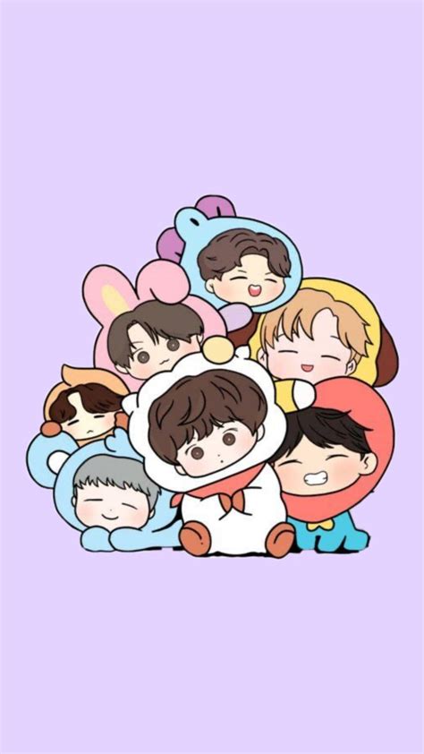 Top 999+ Bts Chibi Wallpaper Full HD, 4K Free to Use