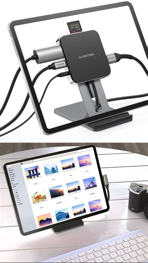 LENTION USB C Standing Dock for 2018-2020 iPad Pro | Usb, Ipad pro ...