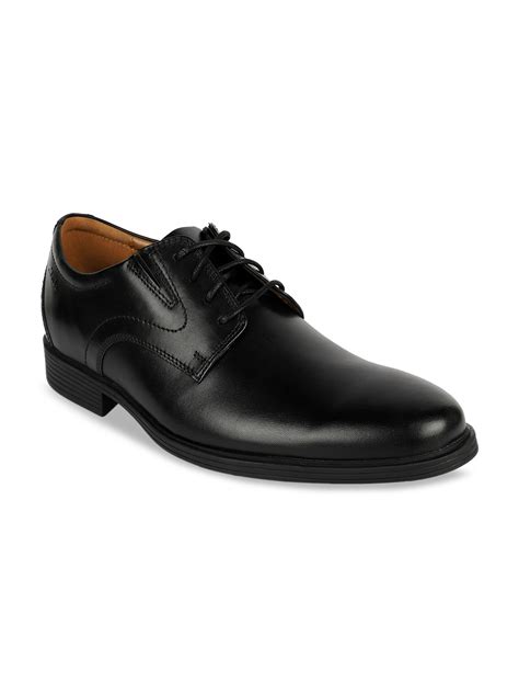 Buy Clarks Men Black Solid Formal Derbys - Formal Shoes for Men 13756388 | Myntra