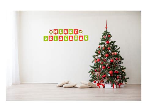 Merry Grinchmas Printable Banner Instant Download - Etsy