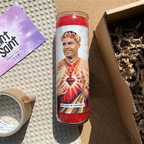 Saint Cristiano Ronaldo Prayer Candle – aintsaintco