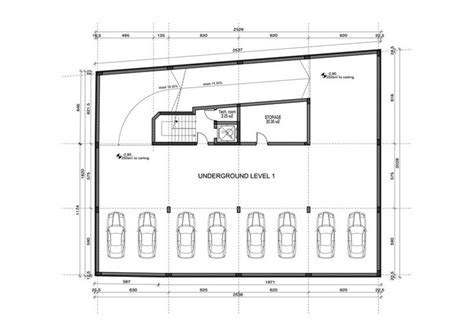 Underground Parking Condo Plan | Garage Floor Plans, Garage Design ...