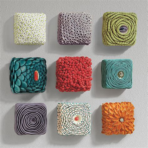 Textured Wall Boxes by Rachelle Miller (Ceramic Wall Sculpture ...