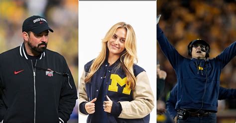 Michigan HC Jim Harbaugh’s daughter Grace takes a dig at Ryan Day’s ...