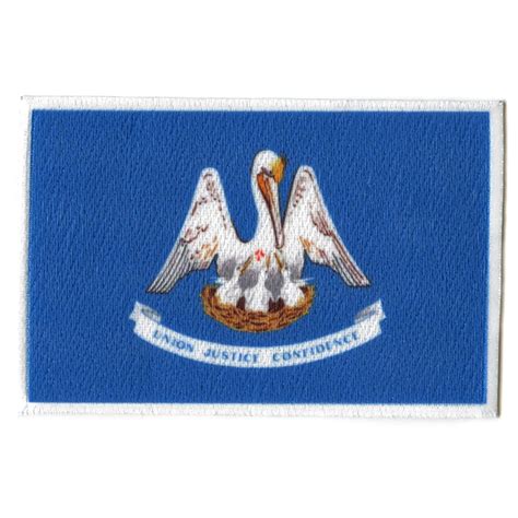 Louisiana Patch State Flag Embroidered Iron On – Patch Collection