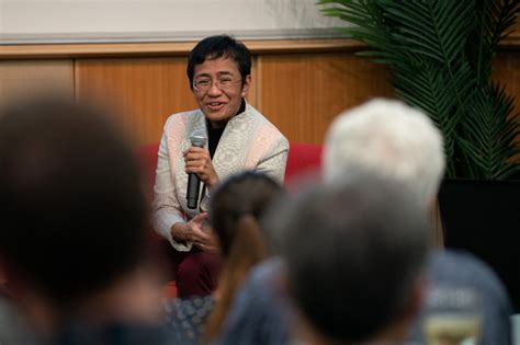 Nobel Peace Prize Winner Maria Ressa Delivers Annenberg Lecture on ‘Facts, Truth, Trust’ | The ...