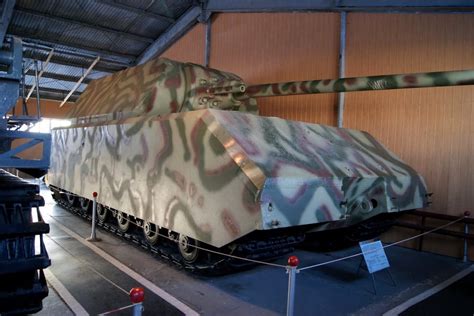 The Panzer VIII Maus at the Kubinka Tank Museum. Weighing 188 tons it's ...