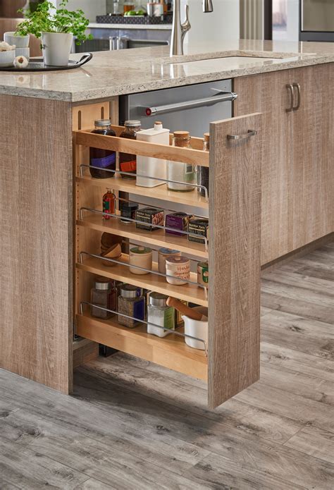 Design-Craft Cabinets | Pull-Out Spice Rack Kitchen Cabinet