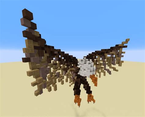 Eagle attacking | Schematic | 3D art animals 1.20.2/1.20.1/1.20/1.19.2 ...