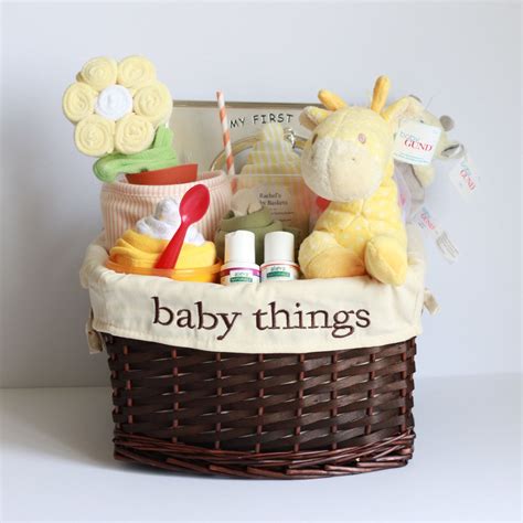 Gender Neutral Baby Gift Basket, Baby Shower Gift, Unique Baby gift by RsBabyBaskets on Etsy ...