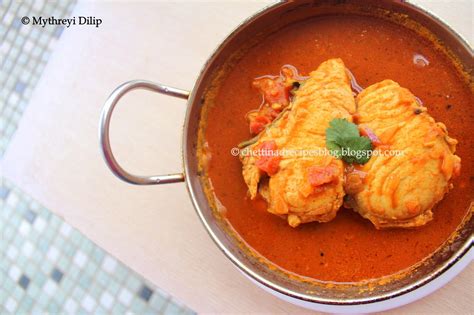 Chettinad Fish Curry / Vanjaram Meen Kuzhambu - Chettinad Recipes