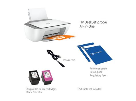 HP DeskJet 2755e All-in-One Wireless Color Printer, with bonus 6 months ...