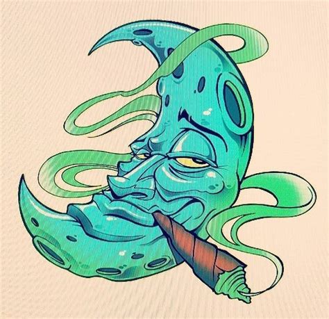 Stoner Trippy Cartoon Painting Ideas - img-tulip