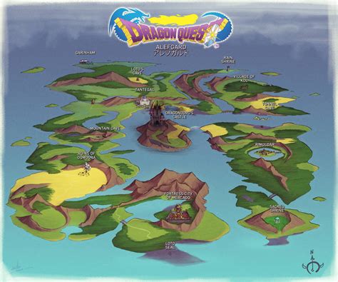 Map of Dragon Quest. by devilhs on DeviantArt