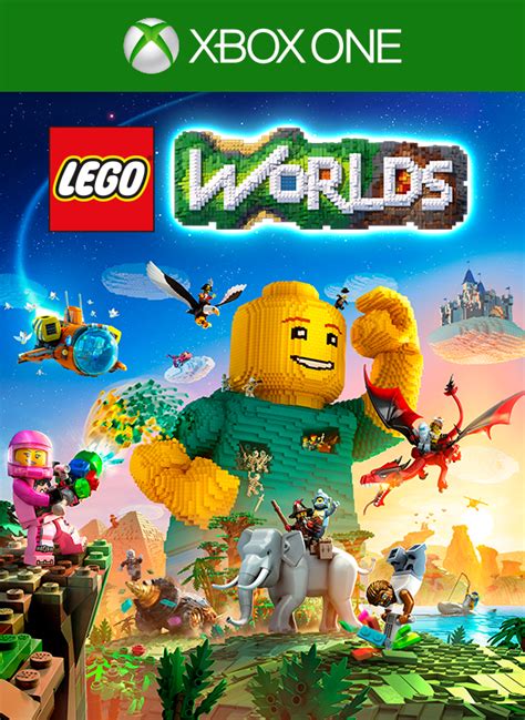 LEGO Worlds (2017) Xbox One box cover art - MobyGames