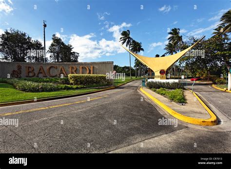 Entrance Gate of the Bacardi Distillery, Catano, Puerto Rico Stock ...