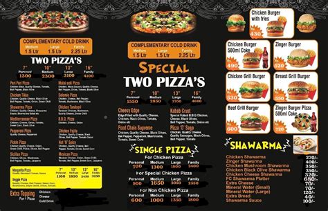 Food Chain Pizza Menu - Find Pizza Menu - Pizza Deals and Prices around the globe