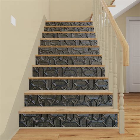 Metal Ornaments STAIRCASE STICKERS Stair Riser Strips - Etsy