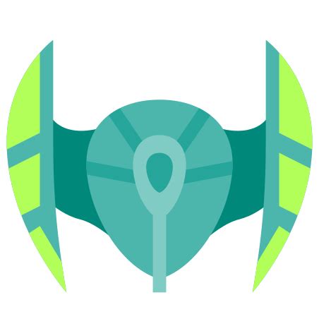 Star Trek Romulan Ship icon in Color Style